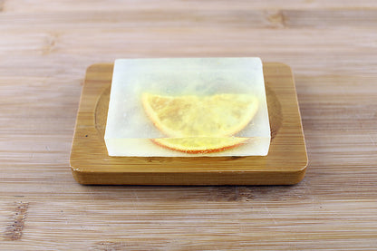 Bamboo Soap Dish with Handmade Soap