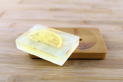 Bamboo Soap Dish with Handmade Soap